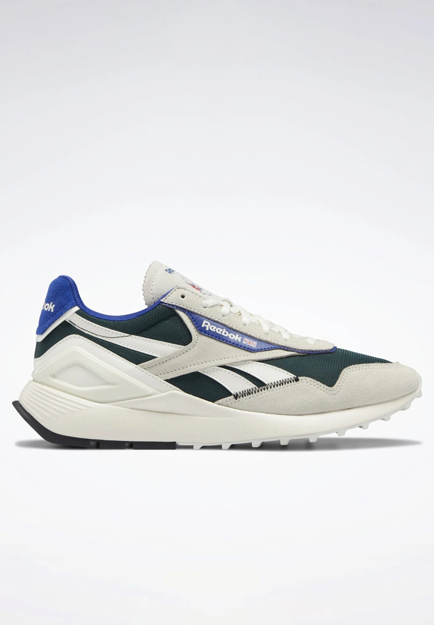 Reebok Classic Trainers - Chalk/Forest Green/Classic Cobalt 9 Reebok Classic Trainers - Chalk/Forest Green/Classic Cobalt - Image 7