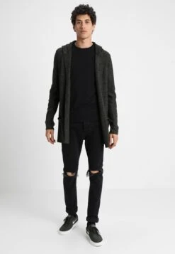 Pier One Cardigan - Black/Olive 10 Pier One Cardigan - Black/Olive -Fashion Store f0b86351320f4fb28ab9995d1fcf925e