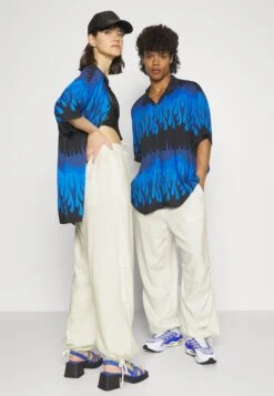 YOURTURN Genderless Parachute Unisex - Trousers - White -Fashion Store f47a0e1ecff04f00b66902953e5c6730