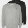 Pier One Plus Size 2 Pack - Sweatshirt - Black/Mottled Grey 1 Pier One Plus Size 2 Pack - Sweatshirt - Black/Mottled Grey -Fashion Store f77ce5b70f724ed9bc6cfb5df2c735ab