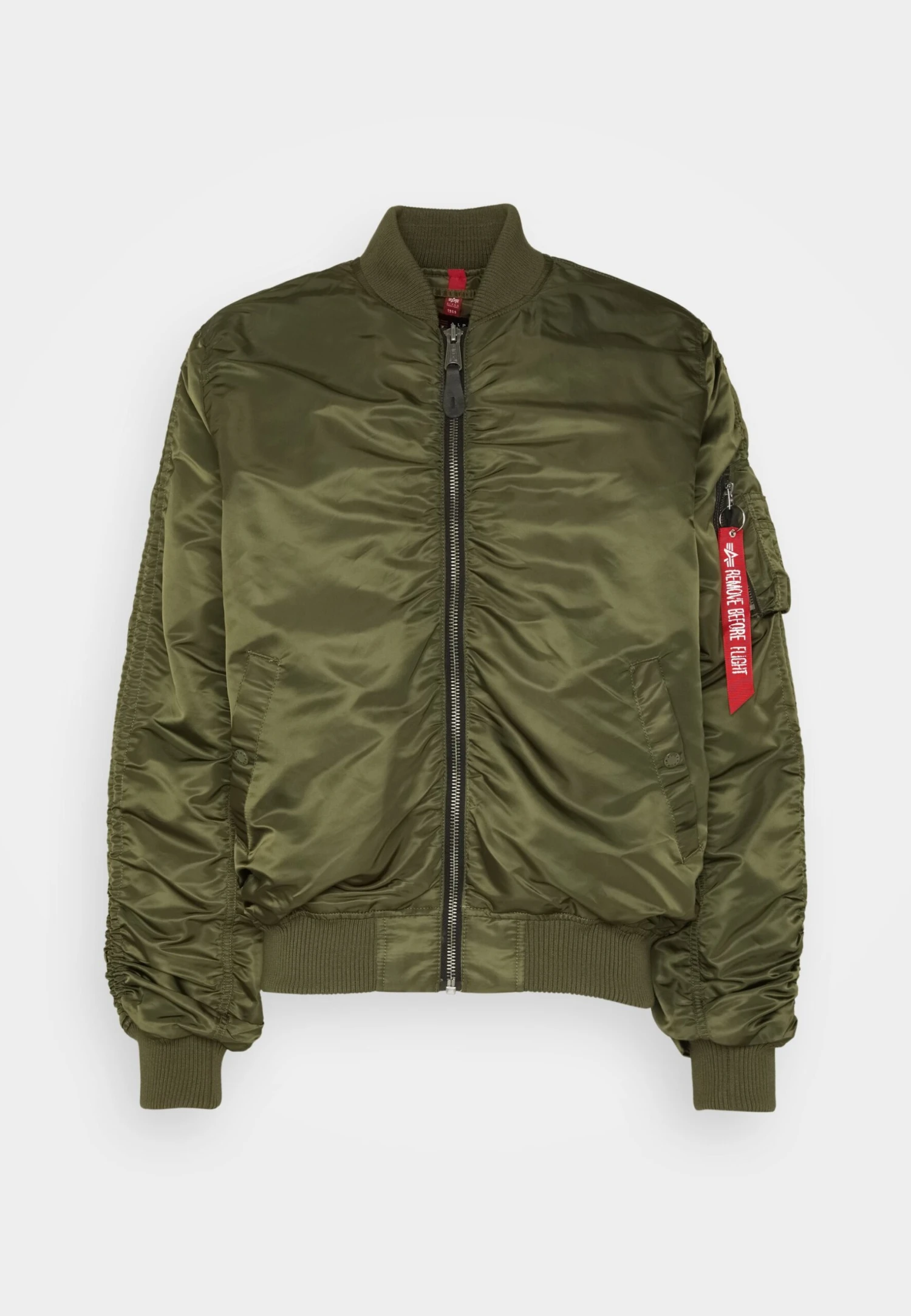 Alpha Industries Ma-1 Puckered - Bomber Jacket - Dark Olive 6 Alpha Industries Ma-1 Puckered - Bomber Jacket - Dark Olive - Image 4