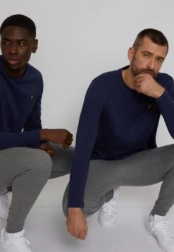 Lyle & Scott Long Sleeved Top - Navy -Fashion Store fb8ef4b891bf434e807cc1540e8289b1