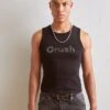 Jaded London Crush Rhinestone Vest Unisex - Top - Black -Fashion Store fc2fbd45dd884721af7c6c4991a0c508